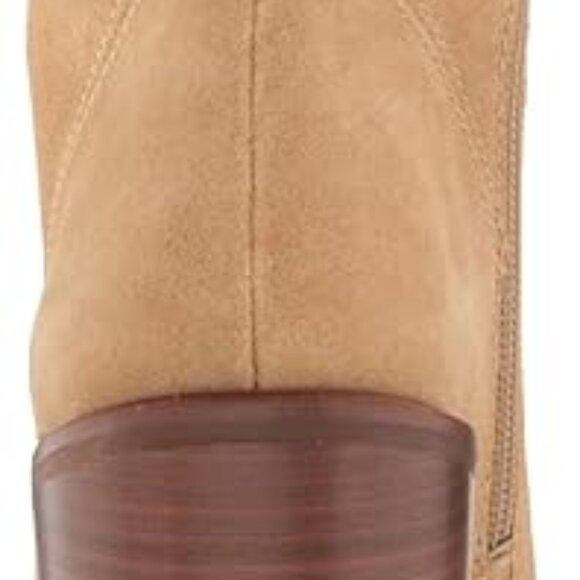 NEW FRANCO SARTO Stevie Suede Heel Booties Heel Booties beige for women 462tn - Picture 5 of 7